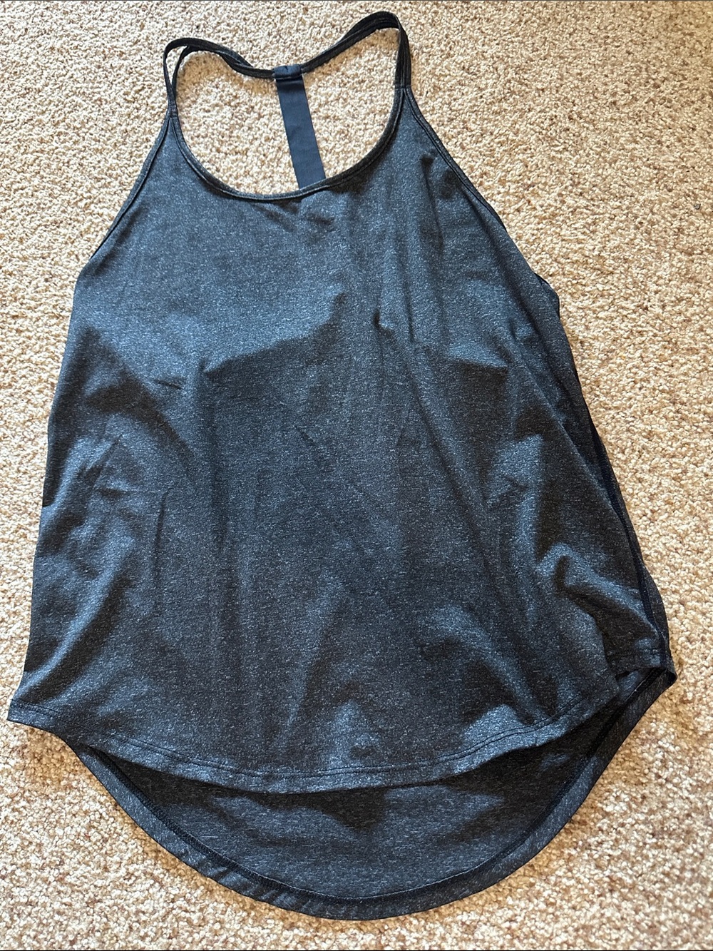 Women's Black Racerback Tank Top - Lightweight Layering Top